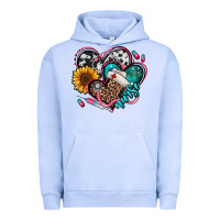 Pigment Grape Ice nurse hearts Urban Hoodie - Jasminsmagicworld