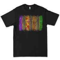 Black mardi gras brushstroke Premium Tee - OliviaCreatesArt
