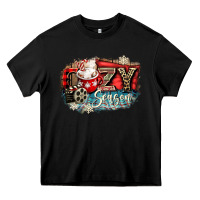 Black cozy season Heavy Core Tee - CowGirlArtShop