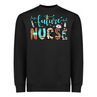 Black future nurse Heavyweight Sweatshirt - JahusDesignShop