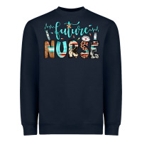 Navy future nurse Heavyweight Sweatshirt - JahusDesignShop
