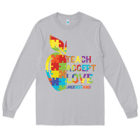 Moon Dust Autism Teach Accept Understand Love Long Sleeve Tee - CowhideDigitalArt