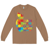 Toasted Coconut Autism Teach Accept Understand Love Long Sleeve Tee - CowhideDigitalArt