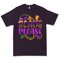 Plum beads please mardi gras Premium Tee - OliviaCreatesArt