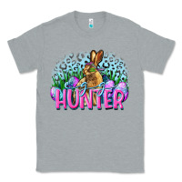 Heather Grey Egg hunter Easter Day Classic Tee - CowGirlArtShop