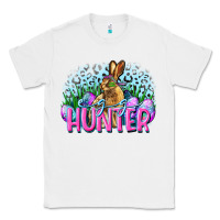 White Egg hunter Easter Day Classic Tee - CowGirlArtShop