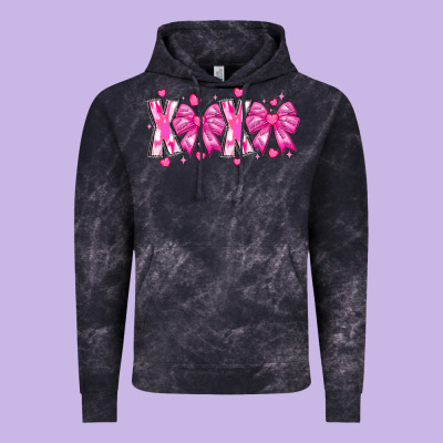 Xoxo Valentines Vintage Hoodie Designed By Cowhidedigitalart