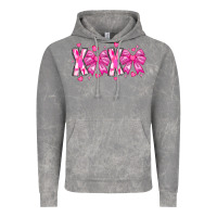 Cloud Rock XOXO Valentines Vintage Hoodie - CowhideDigitalArt