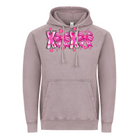 Vintage Zinc XOXO Valentines Vintage Hoodie - CowhideDigitalArt
