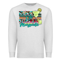 Oatmeal Heather mama cita needs a margarita Premium Sweatshirt - JahusDesignShop