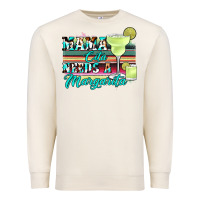 Sandshell mama cita needs a margarita Premium Sweatshirt - JahusDesignShop