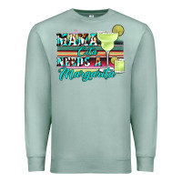 Seafoam mama cita needs a margarita Premium Sweatshirt - JahusDesignShop