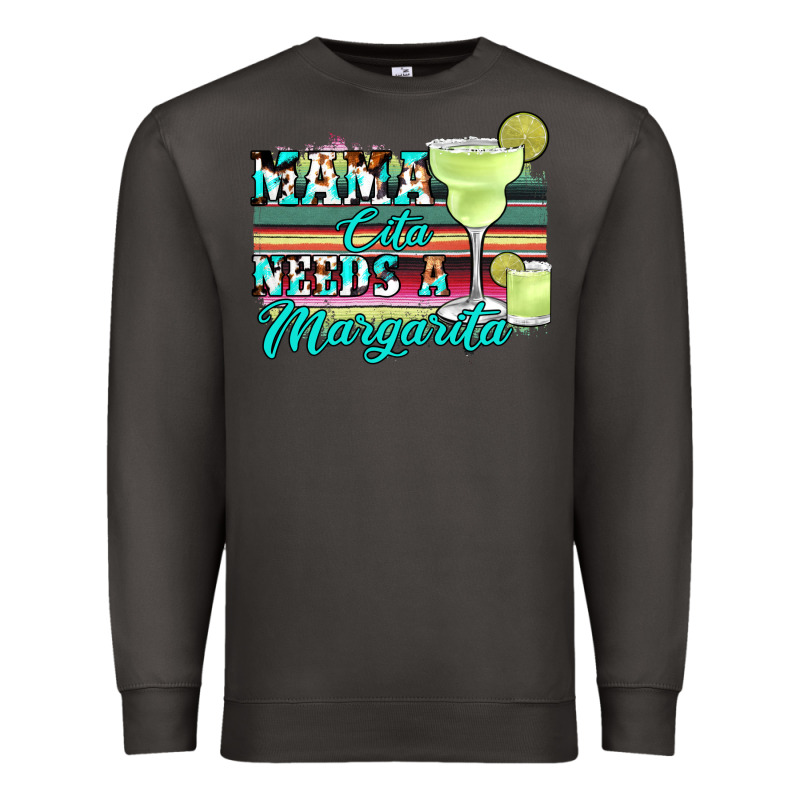 Mama Cita Needs A Margarita Premium Sweatshirt by JahusDesignShop | Teevron