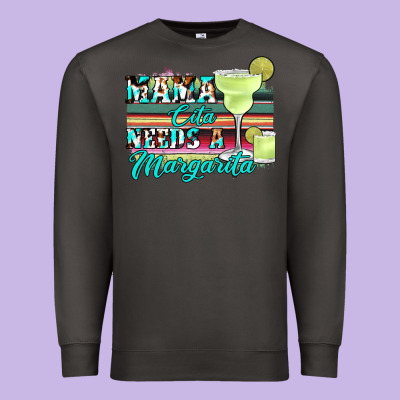 Mama Cita Needs A Margarita Premium Sweatshirt Designed By Jahusdesignshop