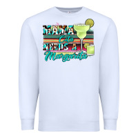 White mama cita needs a margarita Premium Sweatshirt - JahusDesignShop
