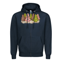 Navy little debbie tree cakes Zipper Hoodie - JahusDesignShop