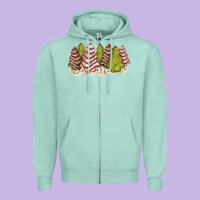 Little Debbie Tree Cakes Zipper Hoodie Designed By Jahusdesignshop