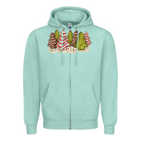 Seafoam little debbie tree cakes Zipper Hoodie - JahusDesignShop