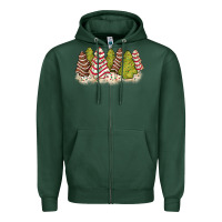 Sports Green little debbie tree cakes Zipper Hoodie - JahusDesignShop