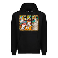 Black autumn sheeps Premium Hoodie - Jasminsmagicworld