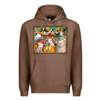 Chestnut autumn sheeps Premium Hoodie - Jasminsmagicworld