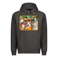 Smoke autumn sheeps Premium Hoodie - Jasminsmagicworld