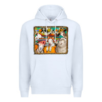White autumn sheeps Premium Hoodie - Jasminsmagicworld