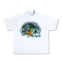 White cozy season Urban Heavy Tee - FaDigitalArtStudio