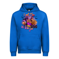 Cobalt I put the boo in boo-jee sneaker and heel Urban Hoodie - RanaPortraitStore