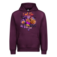 Mauve Wine I put the boo in boo-jee sneaker and heel Urban Hoodie - RanaPortraitStore