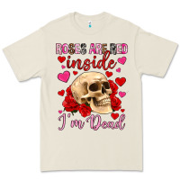 Bone roses are red inside i m dead Premium Tee - OliviaCreatesArt