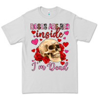 Dove Grey roses are red inside i m dead Premium Tee - OliviaCreatesArt