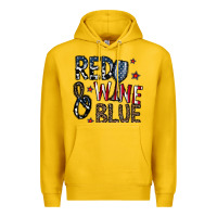 Lemon red wine blue Premium Hoodie - CowhideDigitalArt