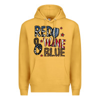 Mustard red wine blue Premium Hoodie - CowhideDigitalArt