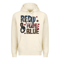 Tofu red wine blue Premium Hoodie - CowhideDigitalArt
