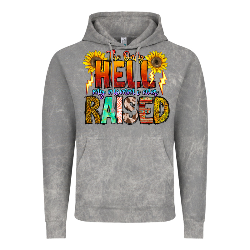 The Only Hell My Momma Ever Vintage Hoodie by CowhideDigitalArt | Teevron