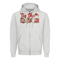 Dove Grey tis the season baseball little debbie tree cakes Zipper Hoodie - JahusDesignShop