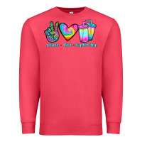 Cardinal peace love loaded tea Premium Sweatshirt - JahusDesignShop