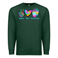 Sports Green peace love loaded tea Premium Sweatshirt - JahusDesignShop