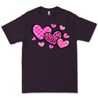 Plum love hearts Premium Tee - OliviaCreatesArt