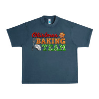 Midnight Navy christmas baking team Urban Heavy Tee - FaDigitalArtStudio