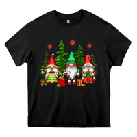 Black christmas gnomies Heavy Core Tee - CowGirlArtShop