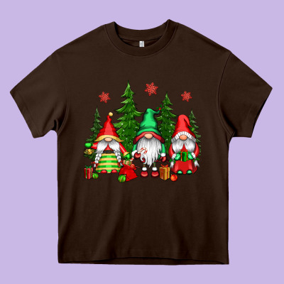 Christmas Gnomies Heavy Core Tee Designed By Cowgirlartshop