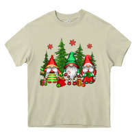Mossy christmas gnomies Heavy Core Tee - CowGirlArtShop