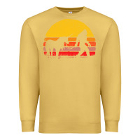 Antique Gold sasquatch and unicorn vintage Premium Sweatshirt - artisFamous