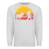 Dove Grey sasquatch and unicorn vintage Premium Sweatshirt - artisFamous
