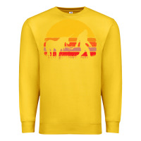 Lemon sasquatch and unicorn vintage Premium Sweatshirt - artisFamous