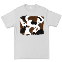 Dove Grey cowhide Premium Tee - RanaPortraitStore
