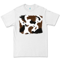 White cowhide Premium Tee - RanaPortraitStore