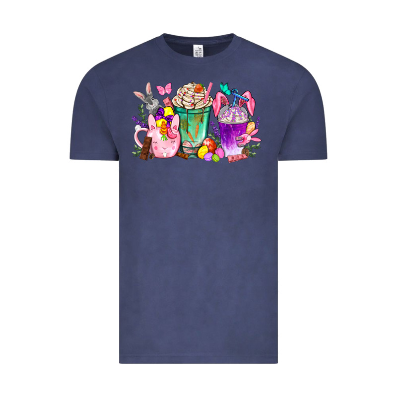 Easter Coffee Cups With Bunny Vintage Tee by BundleAndBundleShop | Teevron